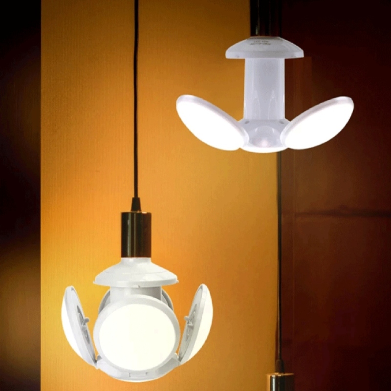 Super Bright LED Lamp E27 Folding LED ফুটবল ল্যাম্প বাল্ব 40W AC 110V 220V Bombilla Lampada No Flicker UFO Lamp LED Light Bulb